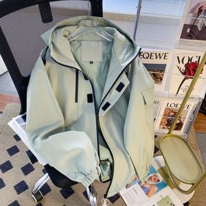 Chaqueta Cortavientos Impermeable Personalizada OEM para Exteriores, 100% Algodón, Larga, Gruesa, para Otoño, Unisex - Product Image 2