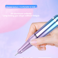 Portable professionnel 40000 tr/min acrylique ongles Gel polissage forme outils USB électrique perceuse à ongles Machine