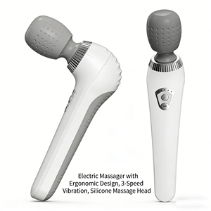 ไม้กายสิทธิ์นวดแบบพกพา ชาร์จไฟได้ ผลิตจากวัสดุ ABS อุปกรณ์นวดสำหรับใช้ที่บ้านและเล่นกีฬา สำหรับผ่อนคลายกล้ามเนื้อใบหน้าและขา - Product Image 1