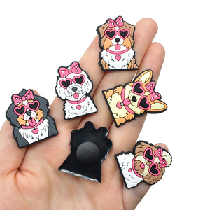 Wholesale Cute Pet Dog Shoes Charm Promotion Gift Souvenir Animal <strong>Sunglasses</strong> Dogs Shoe Decoration Clog Puppy Pet Dog Shoe Charms - Product Image 3