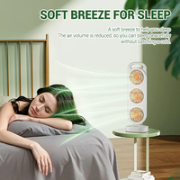 Ventilateur de refroidissement par air de bureau rechargeable par USB 1200mAh 3 vitesses avec vent fort pour l'installation portable de camping en plein air pour les hôtels