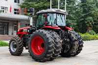 Lutong Tracteurs à rouleaux routiers à roues 4WD 220 chevaux Boîte de vitesses 32F + 32R en acier robuste, certifié ISO/CE, directement de l'usine