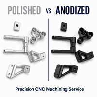 Service d'usinage CNC de précision, pièces en aluminium 6061, surface polie ou anodisée, haute précision, OEM ODM, petites séries