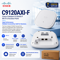 Point d'accès sans fil Cisco C9120AXI-F Wi-Fi 6, fonctionnalité bi-bande, 4x4 MU-MIMO et capacités avancées.