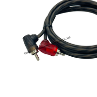 WODEXUN Câble RCA double rangée en cuivre pur de 1m pour audio, vidéo, stéréo, haut-parleur, connecteur VGA, gaine en PVC