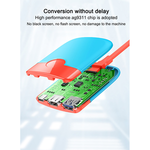 Station d'accueil de jeu 3 en 1 <span class=keywords><strong>Switch</strong></span> Adaptateur Usbc vers <span class=keywords><strong>Hdmi</strong></span> Hub <span class=keywords><strong>Usb</strong></span> <span class=keywords><strong>C</strong></span> de projection 4k Hd avec alimentation Pd Adaptateur <span class=keywords><strong>Hdmi</strong></span> - Product Image 4
