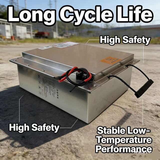 Long-lasting High-Output 60V/70V 45Ah Lithium Iron Phosphate Battery, Customizable LiFePO4 Battery