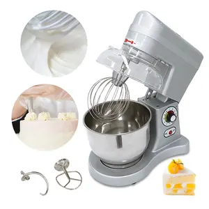 The newest dough kneading machine bakery equipment home used full-body stainless steel body 5L stand food mixers