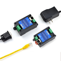 Convertisseur DIN Rail RS232 RS485 vers Ethernet, passerelle IoT Modbus, serveur série bidirectionnel transparent RTU DTU WST-TCP232