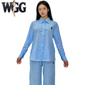 Nuovo Stile di Esportazione Transfrontaliera: Completo da Donna con Logo Ricamato a Cavallo, <span class=keywords><strong>Pantaloni</strong></span> alla Caviglia, <span class=keywords><strong>Taglie</strong></span> Forti - Product Image 3