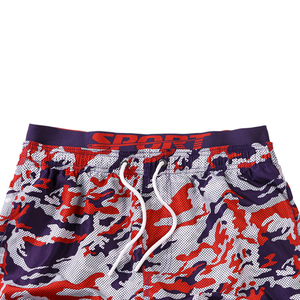 Di alta qualità all'ingrosso personalizzato stampa digitale blu mimetico pantaloncini da spiaggia impermeabili da uomo pantaloncini da bagno per adulti - Product Image 6