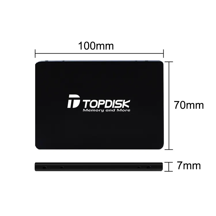 Topdisk הפנימי SSD 120gb 2.5 אינץ Sata 3 SSD זיכרון כונן קשיח 512gb 128gb ssd 2tb חיצוני נייד עבור מחשב