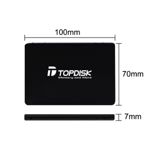 Topdisk-disco duro interno SSD, 120gb, 2,5 pulgadas, Sata 3, 512gb, 128gb, 2tb, externo, portátil para PC