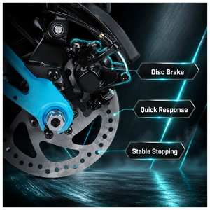 สกู๊ตเตอร์ไฟฟ้าพับได้ 500W Brushless App 48V 13Ah ระยะไกล ระบบกันสะเทือนแบบสปริง ยางลม 9 นิ้ว กันน้ำ สำหรับการเดินทางระยะไกล - Product Image 4