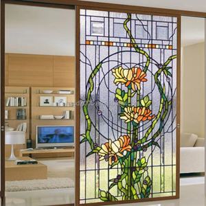 หน้าต่างประตูกระจกสีแบบกำหนดเองจากจีน กระจกสองชั้น สไตล์ยุโรป ทำด้วยมือ ทนทาน ผนังม่านโลหะ - Product Image 1
