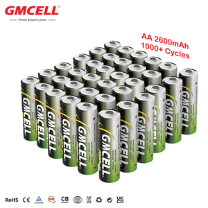 8 piles AA rechargeables haute capacité 2600 mAh avec chargeur rapide 8 emplacements, piles Ni-MH double A, 1000 cycles - Product Image 3