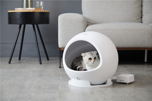 Grande <span class=keywords><strong>toilette</strong></span> électrique automatique, tamisage intelligent, fermé, autonettoyant, boîte à litière automatique pour <span class=keywords><strong>chat</strong></span>, <span class=keywords><strong>grand</strong></span> boîtier pour chats - Product Image 4