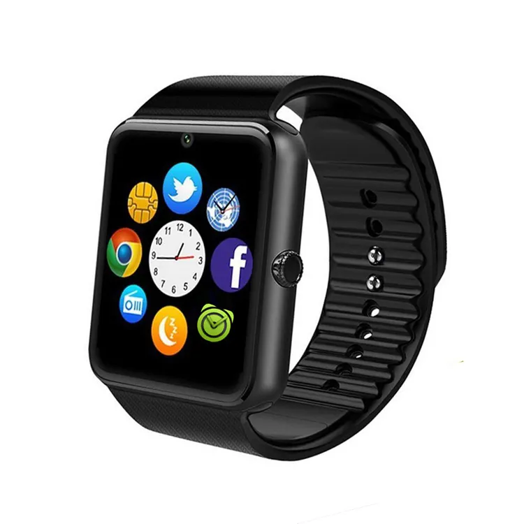 Montre connectée GT08, bracelet électronique unisexe, avec logo oed odm, appels, rappel ce rohs gt 08, bluetooth