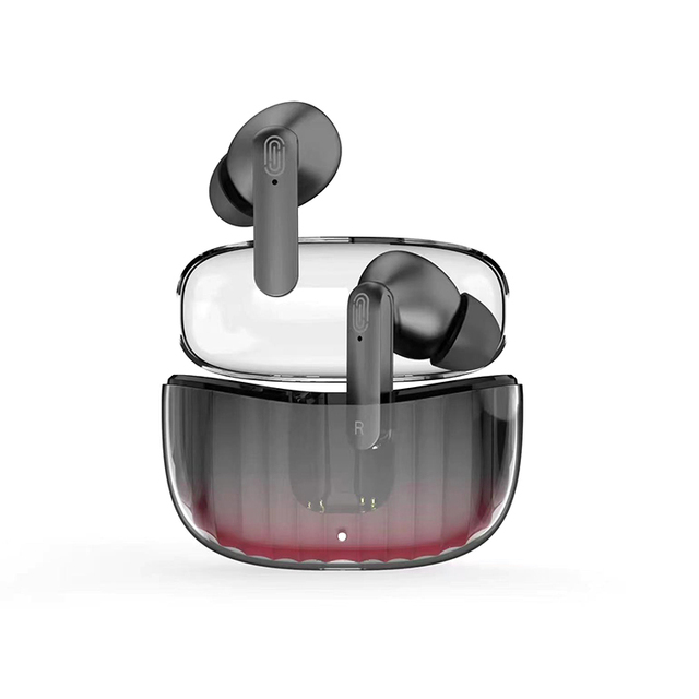 Transparent Clear Crystal TWS Earphone Earbuds True Stereo Wireless Headphones HiFi ENC Noise Reduction In-ear TWS Earbud