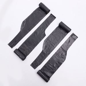 5 Rollos de Bolsas de Basura Biodegradables de PET, Bolsas Negras Desechables para Excremento de Perro con Asas Fáciles de Transportar, Hechas de Plástico - Product Image 3