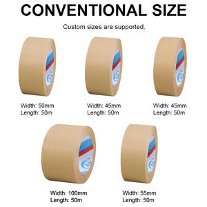 Ruban adhésif acrylique simple face de couleur personnalisée auto-application ruban d'épissure en papier kraft imperméable résistant <span class=keywords><strong>à</strong></span> la chaleur pour sceller les cartons - Product Image 3