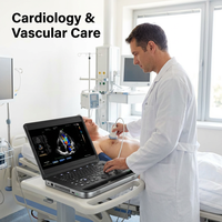 Système de diagnostic médical portable professionnel à échographie Doppler couleur haute exposition de 15,6 pouces pour clinique