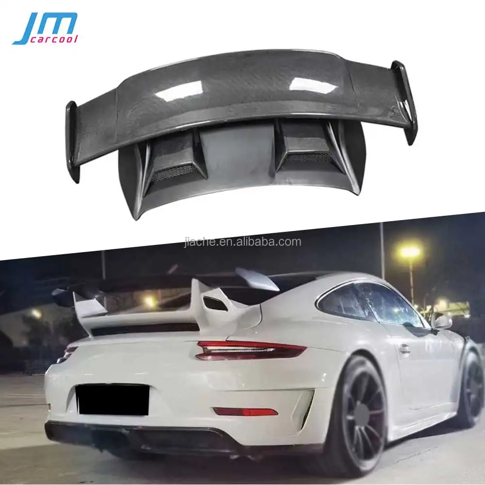 for Porsche 911 GT3 2015-2018 Racing Tuning Spoiler Body Kit Car Accessories Rear Trunk Wing Spoiler Forged Carbon
