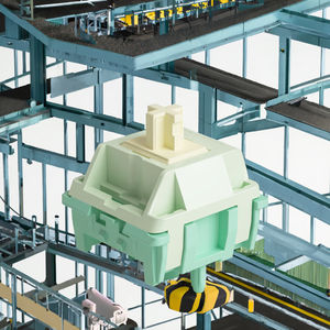 Interruptores Mecánicos Táctiles Akko Cilantro Green para Cuerpo de Eje, Fuerza de Operación de 36gf, Teclas Suaves, Estabilidad de 5 Pines, 45 Piezas - Product Image 3