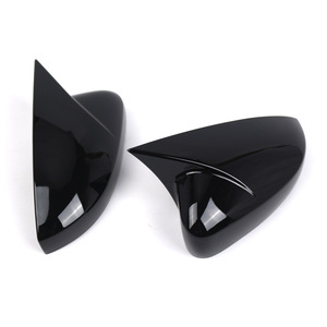 CZPINCHENG Cubierta de Espejo Retrovisor para Volkswagen Polo, Plástico Negro, Juego Completo, 2009-2017 - Product Image 1