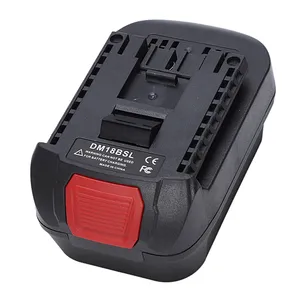 DM18BSL-Adaptador convertidor de batería para Milwaukes 18V, Dewalts M18s, 20V, batería de ion de litio DCB200 utilizada para herramienta Boschs 18V