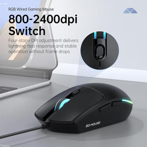 เมาส์เกมมิ่งแบบมีสาย รุ่น M300 น้ำหนักเบา ไฟ RGB ปรับได้ เงียบ สำหรับเล่นเกมและทำงาน พร้อมเซ็นเซอร์ออปติคอล - Product Image 4
