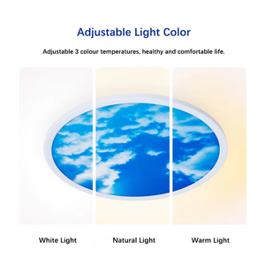 <span class=keywords><strong>Ahora</strong></span> 50% de Descuento en Lámpara de Techo LED de 38W. Protección Ocular con Temperatura de Color Ajustable, CRI 80, Cobertura de 360°. para iluminación de salas de estar. - Product Image 3