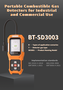 ODM เครื่องตรวจจับแก๊ส CH4เชื้อเพลิงแบบพกพาเครื่องตรวจจับแก๊ส Figaro เซ็นเซอร์เสียงเตือนการสั่นสะเทือนแบบพกพาเครื่องตรวจจับแก๊สรั่ว - Product Image 3