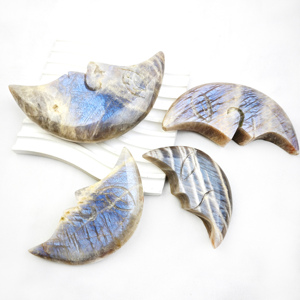 Oferta especial Meditación natural Cristal Productos espirituales <span class=keywords><strong>Piedra</strong></span> lunar azul Cara <span class=keywords><strong>Luna</strong></span> <span class=keywords><strong>para</strong></span> Decoración - Product Image 3