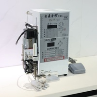 JD5206 Halbautomatische Lötmaschine mit Fußpedal-Bedienung, Schrittmotor-Drahtvorschub, Kabelbaum-Anschluss, USB-Stecker