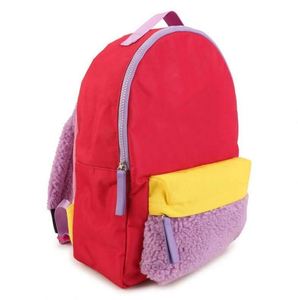 Custom Color Block Terry Cloth <b>Backpack</b> Kids Toddler <b>Backpack</b> School Bag for Kids - Product Image 3