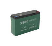 Batterie Gel VRLA à Décharge Profonde Aianshi 12V 32Ah 6-EVF-32 Sans Entretien Scellée Rechargeable pour Chariot Élévateur, Voiturette de Golf, Nettoyeur, Véhicule Électrique