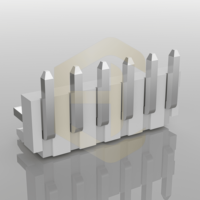Conectores de Enchufe Curvos de Latón HC-VH, Terminales de Crimpado para PCB con Paso de 3.96 mm, IP20, 30 V CC