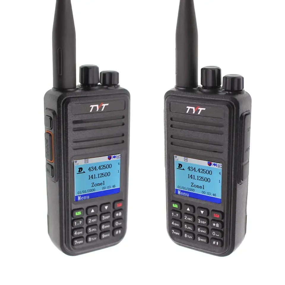 Лидер продаж, оригинальная рация TYT, MD-380 DMR UHF/VHF, двусторонняя радиосвязь, MD-UV380 MD380, Беспроводная портативная, Прямая продажа с завода