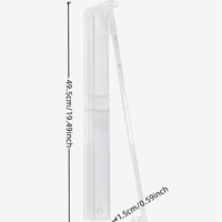 Ensemble de Mahjong Américain Premium 166 Tuiles en ABS, Résistant à l'Eau, Portable, avec Supports et Poussoirs Intégrés, Finition Frotteuse à la Main