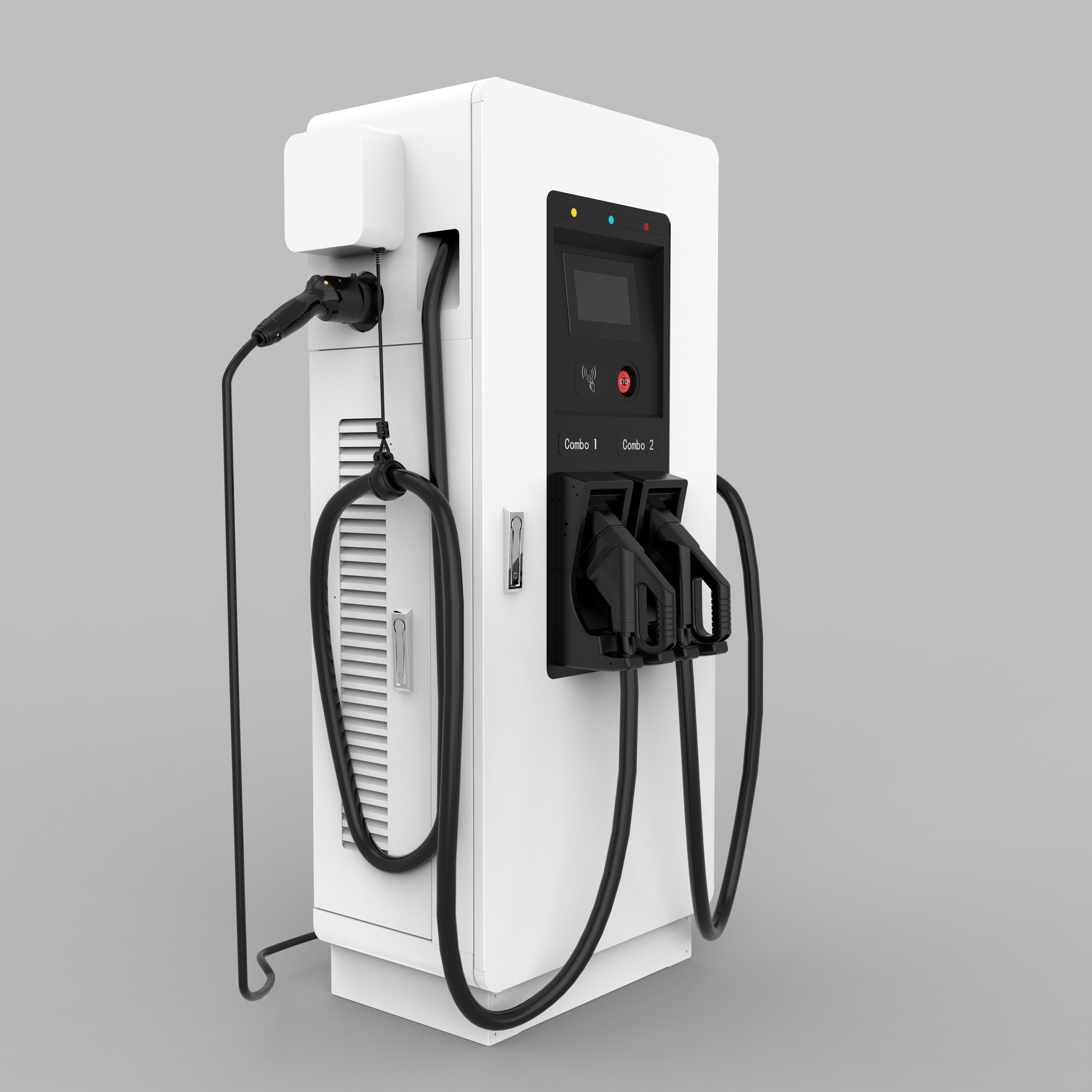 Dc Ev Charger Floor-Mounted 60kw 80kw 120kw 160kw Fast Ccs Gbt Charging Station Pile For Electric Car · image 3