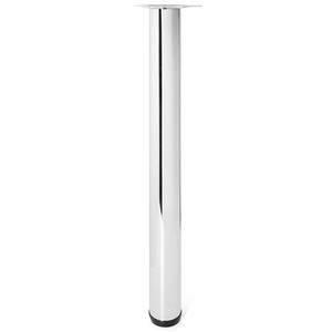 <b>Adjustable</b> <b>table</b> <b>leg</b>. Vigo model. Steel material. Available in white, black, gray, and chrome. Chrome finish. - Product Image 1