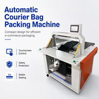Machine d'emballage automatique de sacs postaux en polyéthylène avec moteur, système d'étiquetage et d'impression de qualité alimentaire pour l'e-commerce et la logistique