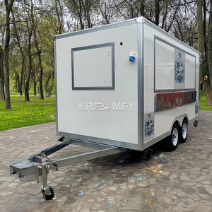 Custom Price Outdoor Coffee Street Kitchen Burger <b>Pizza</b> Mobile Food Truck Trailer - Product Image 4