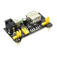 Módulo de fuente de alimentación para protoboard sin soldadura MB102 3.3V/5V, piezas de kit DIY para Arduino