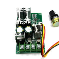 Contrôleur de vitesse de moteur DC PWM 20A 12V 24V 36V 48V, module de régulation de puissance élevée
