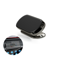 Support de téléphone universel pour tableau de bord de voiture 2022, rotation à 360°, support magnétique avec matériau métal + PU pour appareils de 4,2 à 5,9 pouces