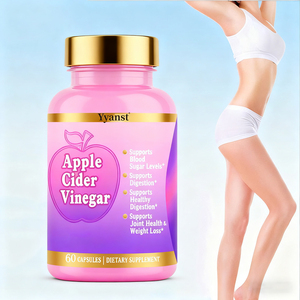 น้ำส้มสายชูแอปเปิ้ลไซเดอร์ฉลากส่วนตัวแคปซูลสนับสนุนการจัดการน้ำหนักส่งเสริมการย่อยอาหารดีท็อกซ์ทำความสะอาดส่งเสริมการเผาผลาญ - Product Image 1