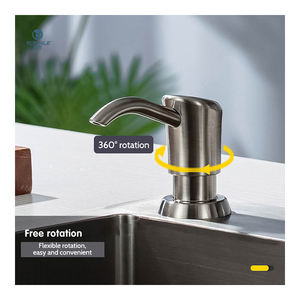 Distributeur de <span class=keywords><strong>savon</strong></span> liquide en acier inoxydable pour la cuisine Distributeur de <span class=keywords><strong>savon</strong></span> en mousse plastique compatible <span class=keywords><strong>lave</strong></span>-<span class=keywords><strong>vaisselle</strong></span> - Product Image 4