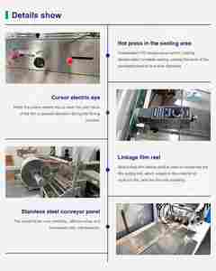 Máquina de embalaje de <span class=keywords><strong>posicle</strong></span> barata, bolsa de almohada de chicolate, máquina de embalaje de fechas de almohada horizontal - Product Image 3